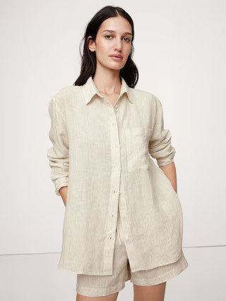 The Oversized Linen Shirt | Banana Republic (US)