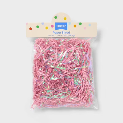 Iridescent Paper Shred Pink - Spritz™ | Target