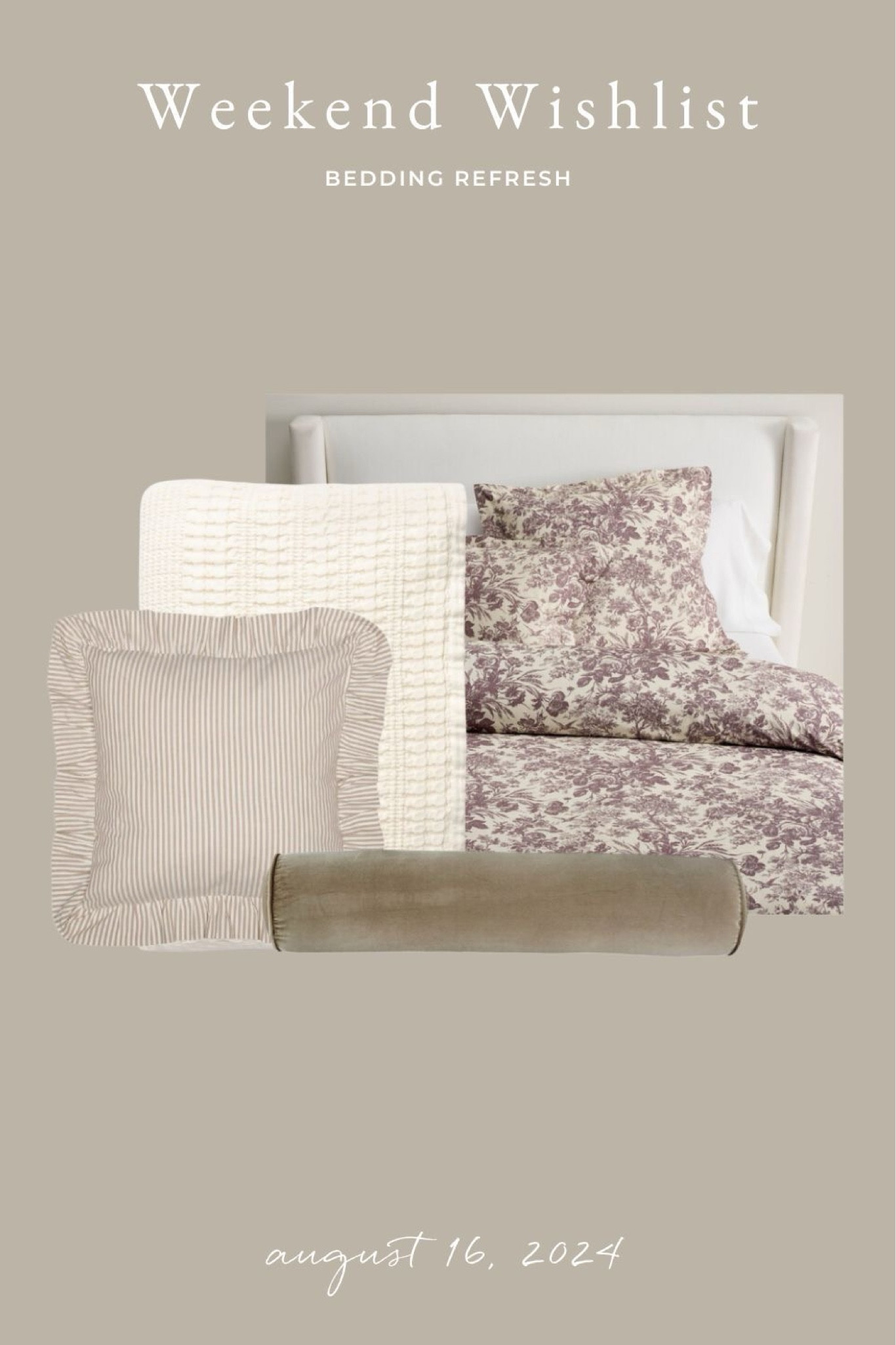 Bedding refresh! 🛏️ Love the textures and pattern mix.

#LTKSeasonal #LTKFamily #LTKHome