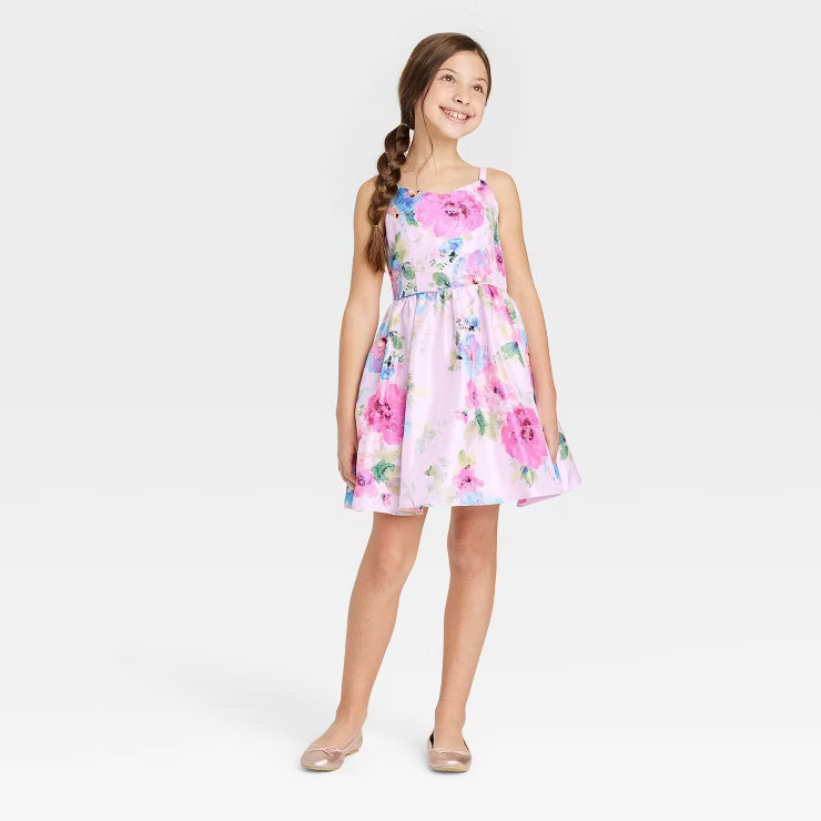 Zenzi Girls' Floral Dress - Lavender | Target
