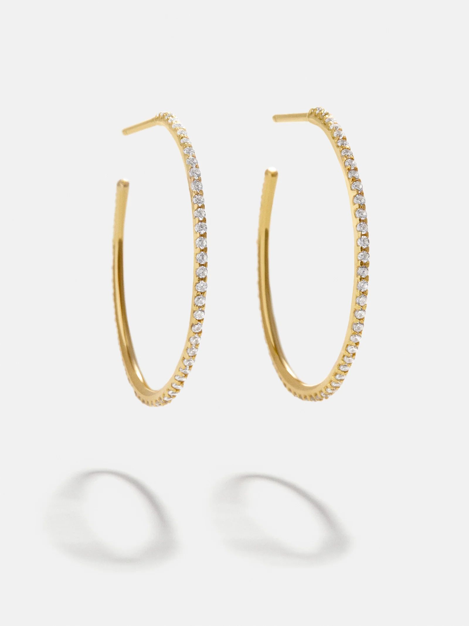 Niata 18K Gold Earrings - 24MM | BaubleBar (US)