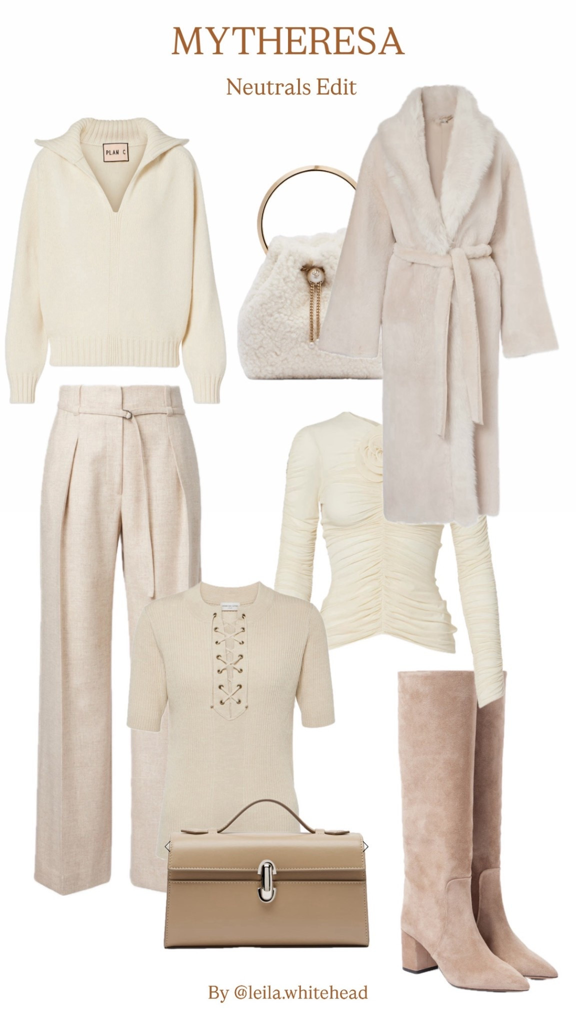 90% of my wardrobe consists of neutral tones - in particular beige & white which I weer all year around.

Chic, elegant and flattering - it works with everything 🤍

#mytheresa

#LTKuk #LTKwinter #LTKluxury