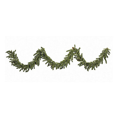 Angel Pine Garland with Real Pine Cones & Shading for Covered Areas | Ballard Designs, Inc.