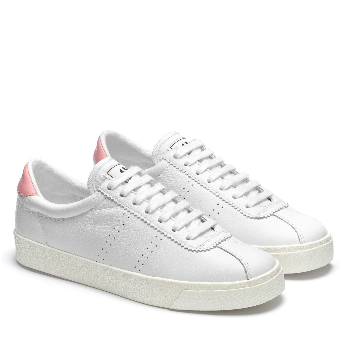 2843 CLUB S COMFORT LEATHER White-Pink-F Avorio | Superga (UK)