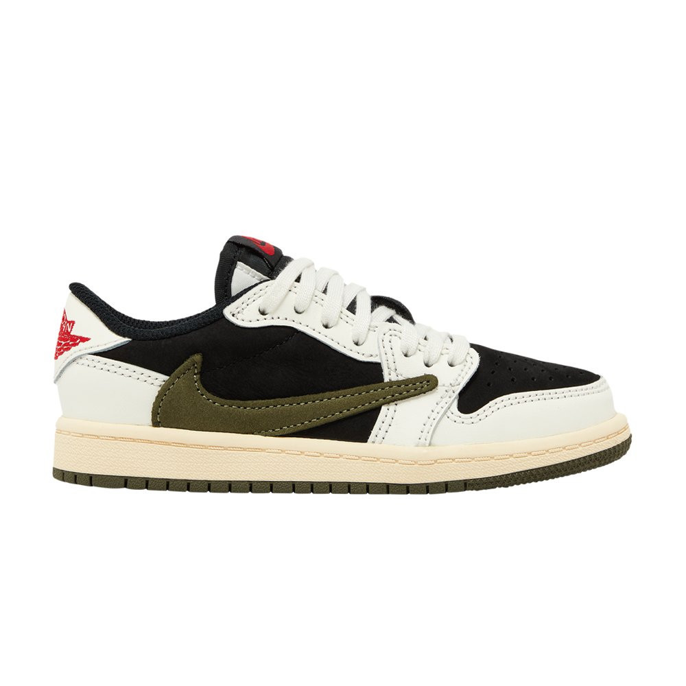 Travis Scott x Air Jordan 1 Retro Low OG SP PS 'Olive' | White | Kid's Size 2 | GOAT