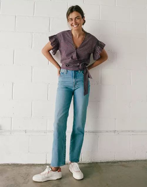 The Perfect Vintage Straight Jean in Hoye Wash | Madewell