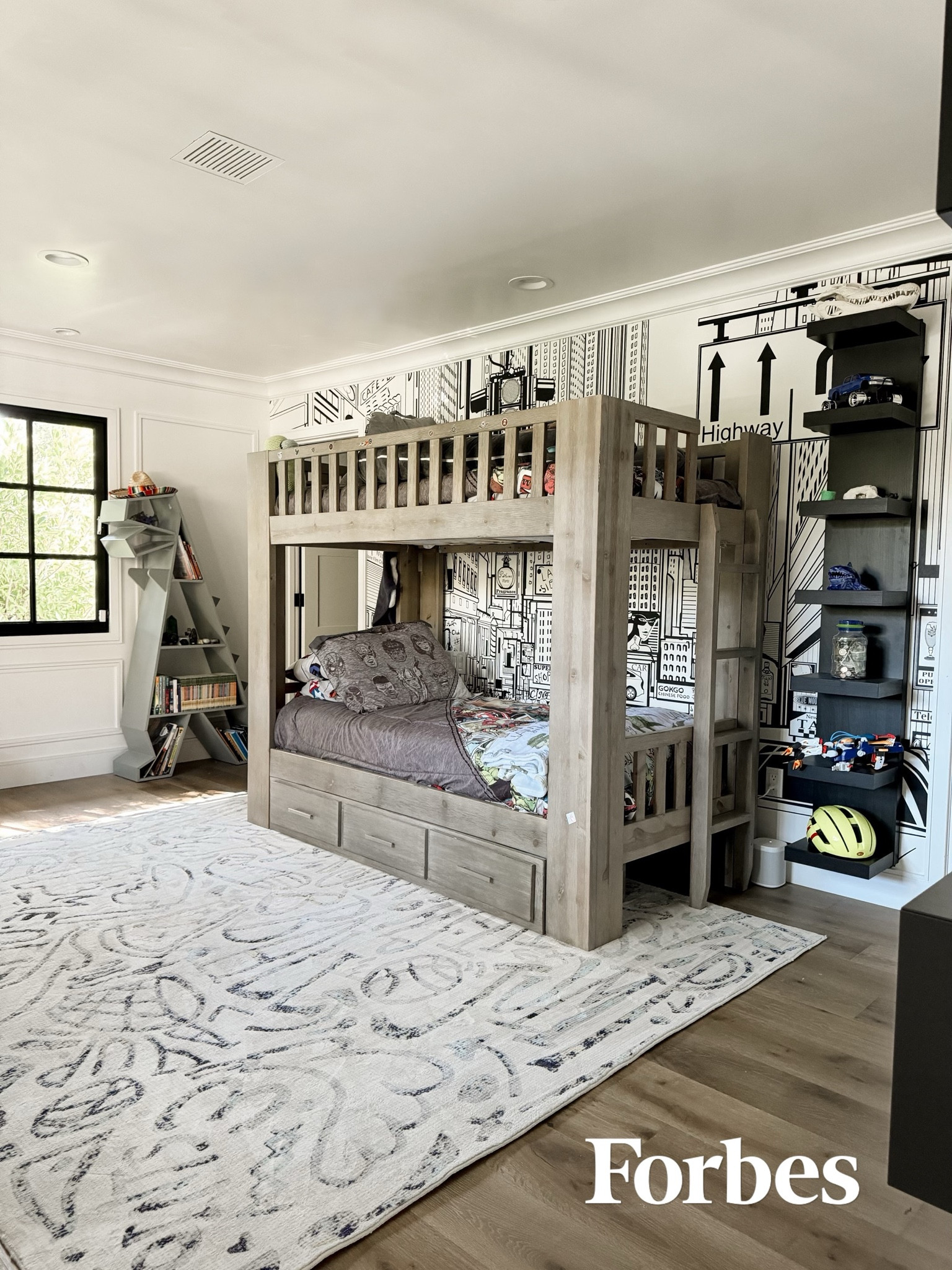 Create a fun, cool for your superhero loving guy! 

Liam’s bunk bed is by Living Spaces  

— Kimberly | Team AF 

#LTKFamily #LTKKids #LTKHome
