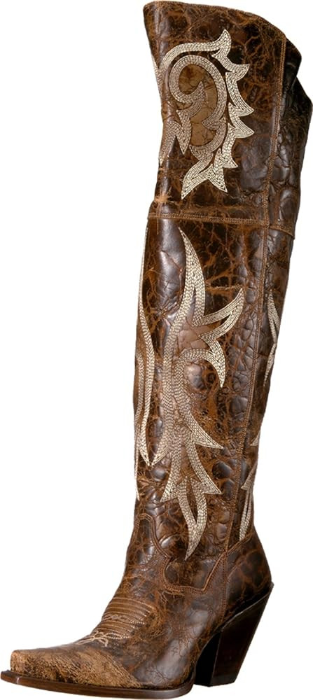Dan Post Boots Women's JILTED Western Boot, Brown, 10 M US | Amazon (US)