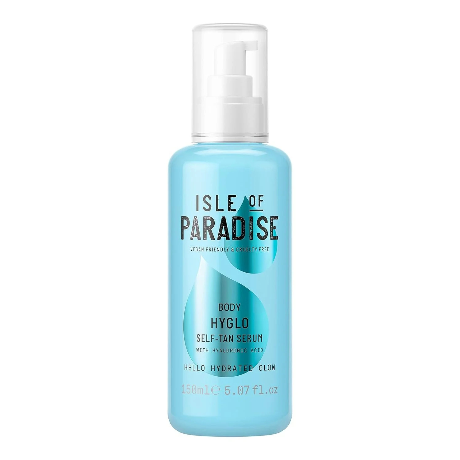 Isle of Paradise Hyglo Body Hyaluronic Self Tan Serum - Hydrating and Brigtening Gradual Tan Body... | Walmart (US)