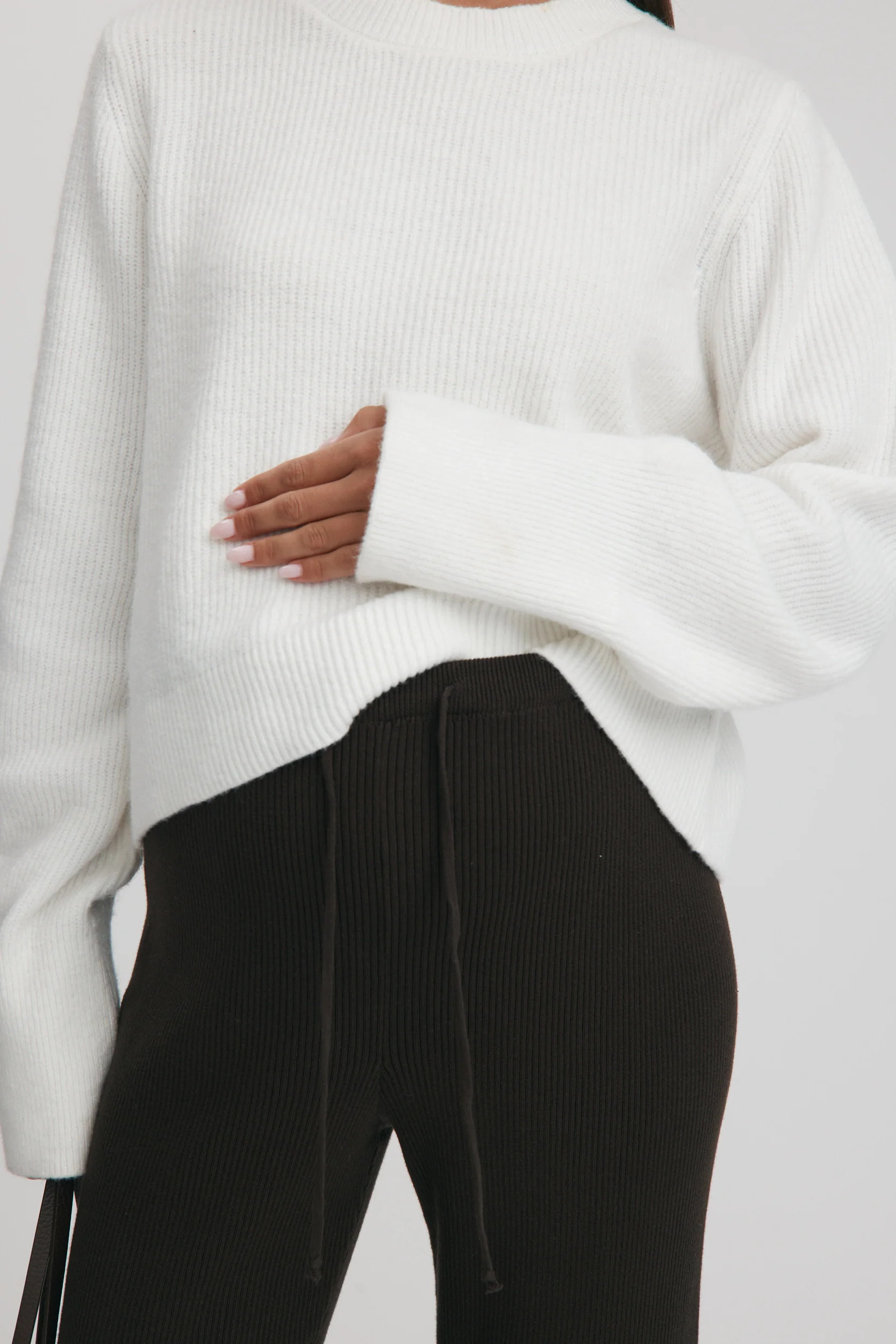 Knit Pant (Chocolate) | Legoe Heritage Maternity APAC