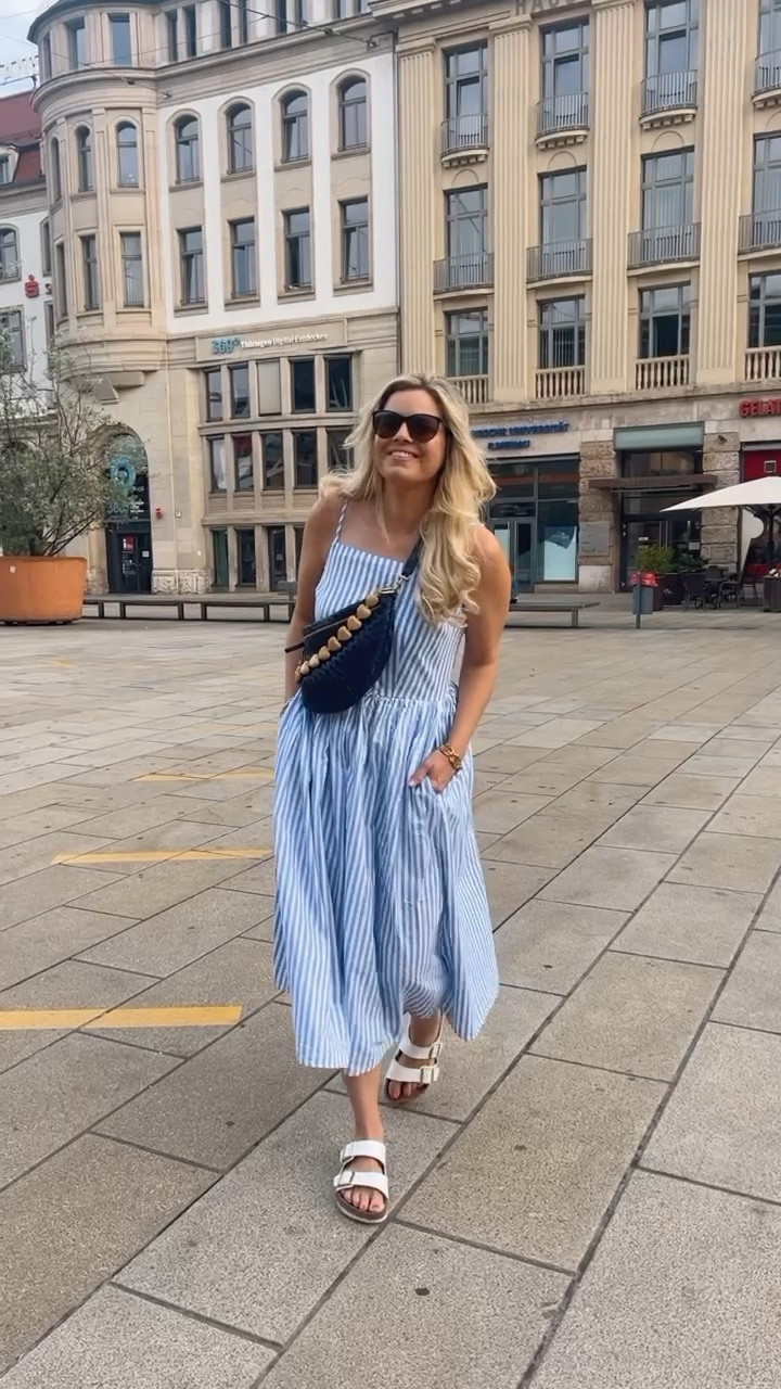 I love this summer dress so much! It’s so comfy and perfect for travel! (True to size) also sharing some other pretty striped dresses for summer travel! 

What I Share - Mom style, casual style , summer outfit, travel outfit, work wear, summer capsule,mom outfit, neutral fashion, casual style, vacation outfit, dress, trench coat, rainy day style,White jeans, wide leg jeans, baggy jeans, summer dress, lJean skirt, French style, wedding guest dress, date night outfit, mesh shoes, summer dresses, summer shorts, black dress, Amazon dress, Amazon finds, matching sets, sneakers, linen dress, linen outfits, vacation dress, vacation dresses, target hauls, cover ups 

#LTKSeasonal #LTKStyleTip #LTKFindsUnder50