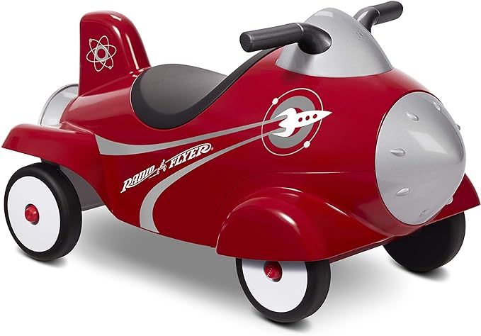 Radio Flyer Retro Rocket Ride On, Red Ride On Toy | Amazon (US)