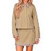 Tankaneo Womens Plaid 2 Piece Outfits Going Out Zip Up Skirts Sets | Amazon (US)