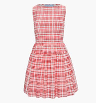 The Cosima Mini Nap Dress - Chocolate Gingham | Hill House Home US