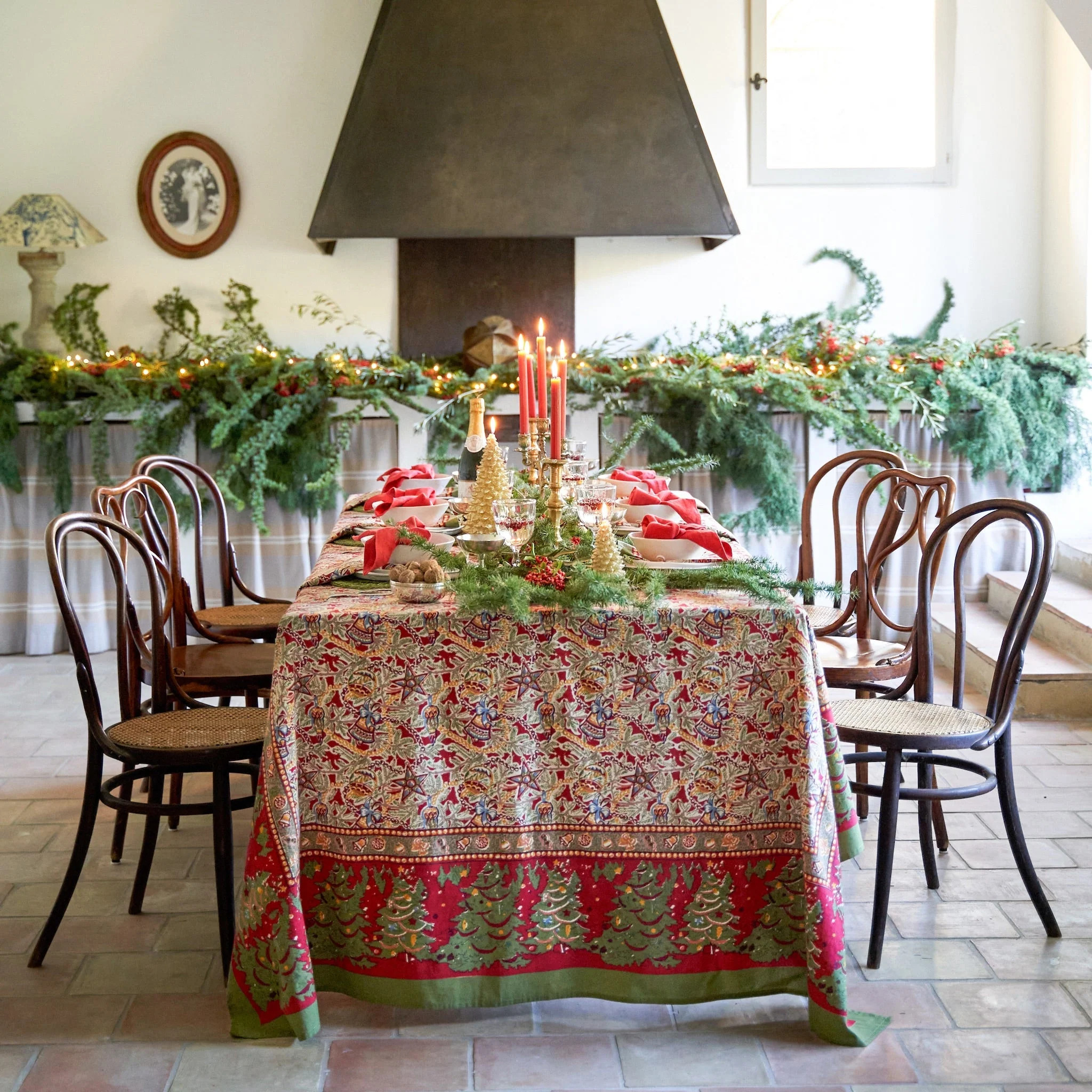 French Tablecloth Noel | Couleur Nature