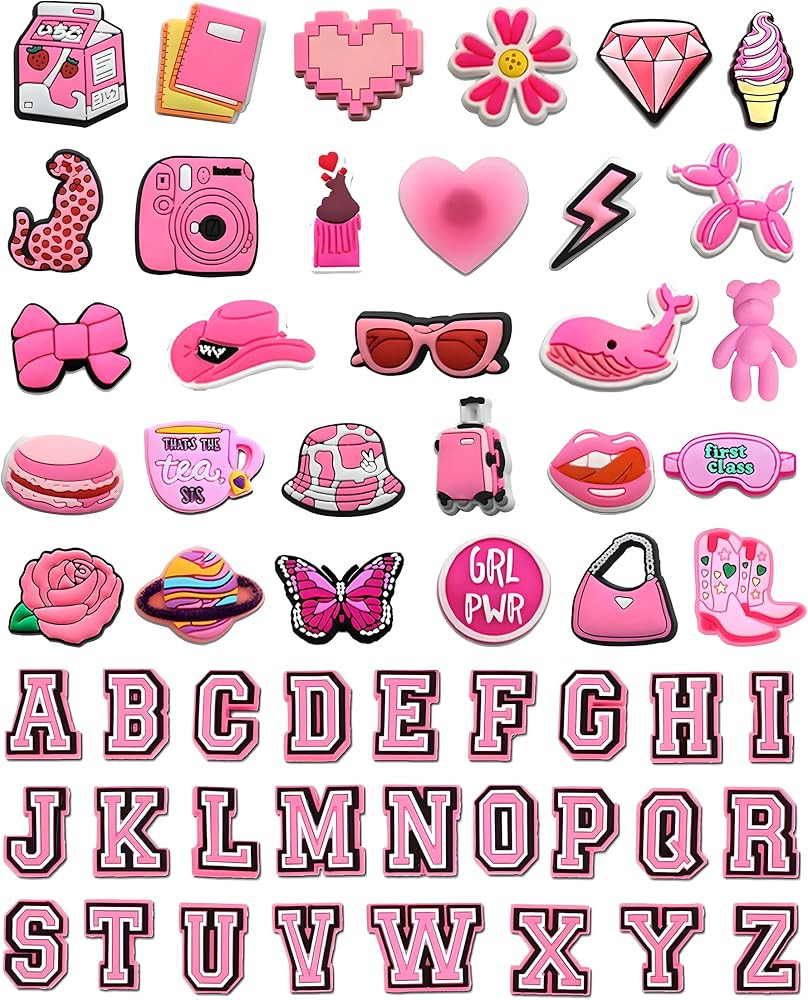 BOWNDY Multi-colored PVC Sports Cats Shoe Charms | Amazon (US)