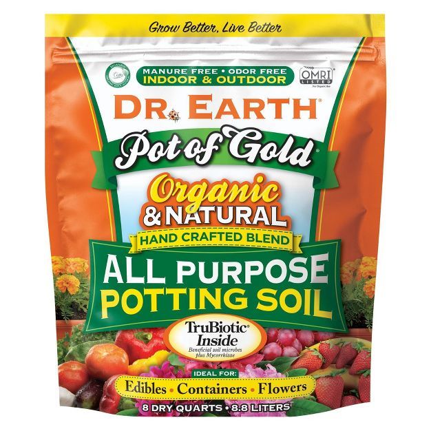 Dr Earth Pot of Gold Potting Soil - 8qt | Target