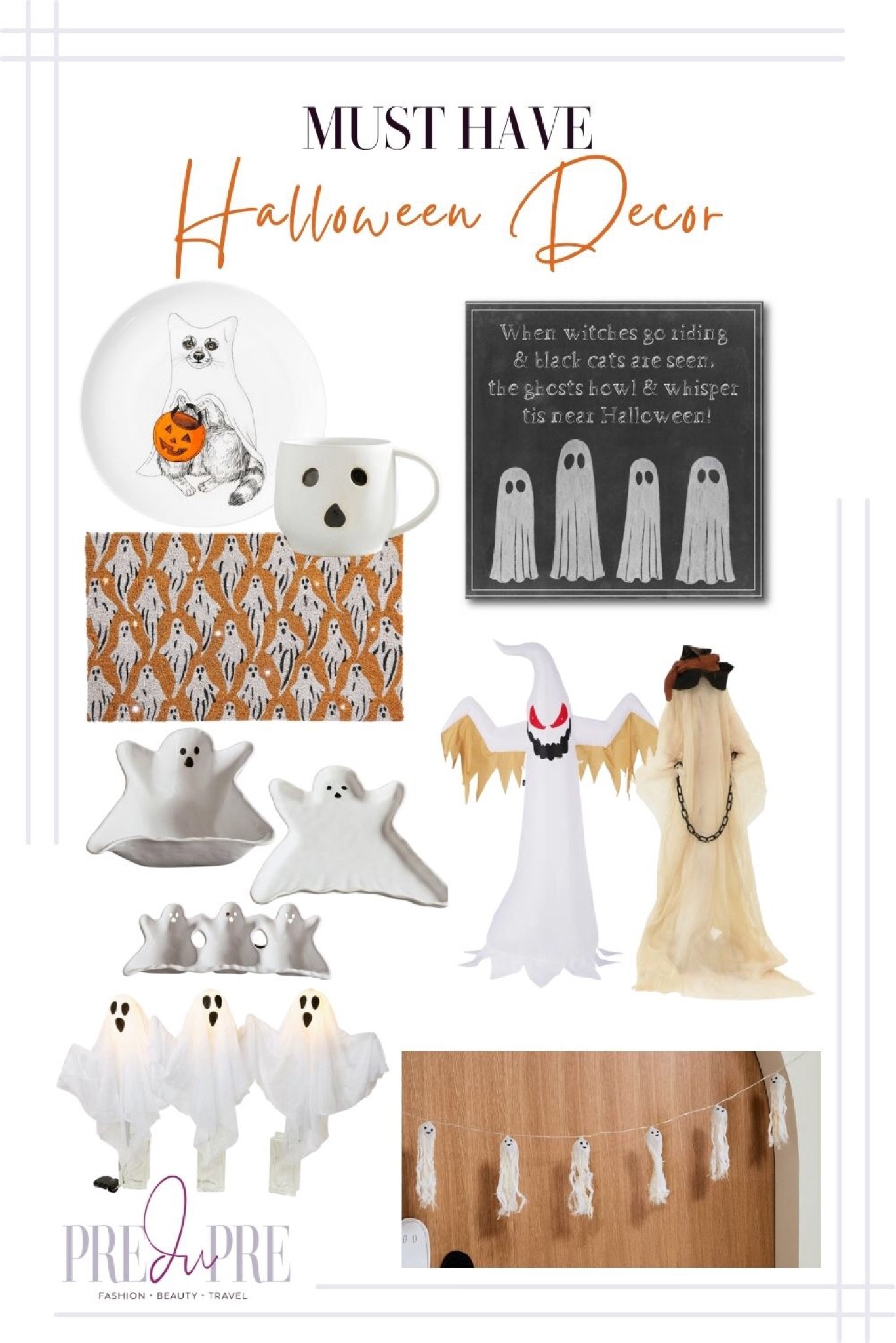 Deck out your home to be the spookiest (or cutest one too) on the block with these 5 must have Halloween decor ideas. Read more at www.predupre.com

Halloween, Halloween decor, spooky decor, ghost, ghosts

#LTKHalloween #LTKSeasonal #LTKstyletip