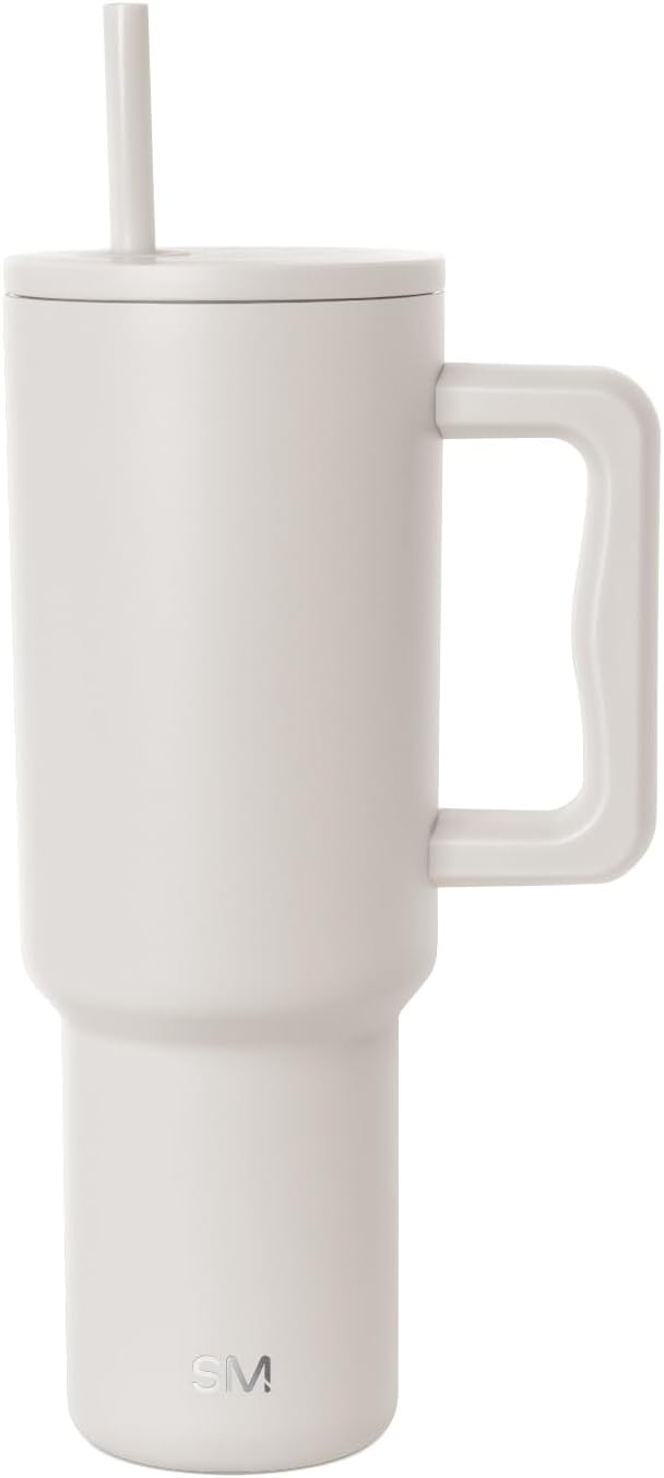 Simple Modern 40 oz Trek Tumbler with Handle and Straw Lid | Cup Holder Friendly Insulated Stainl... | Amazon (US)