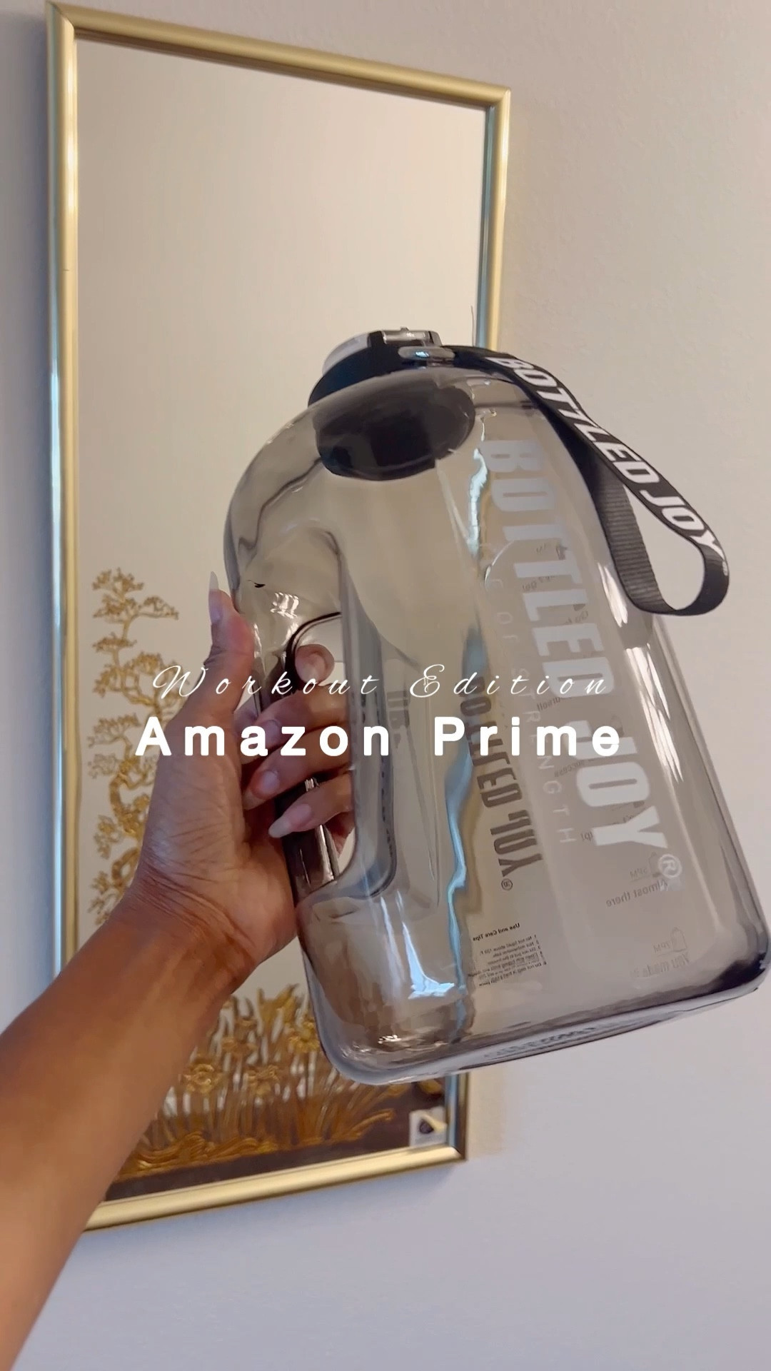 I use this large water bitter for workouts or simply tracking water intake🤍✨

#LTKhome #LTKFind #LTKsalealert