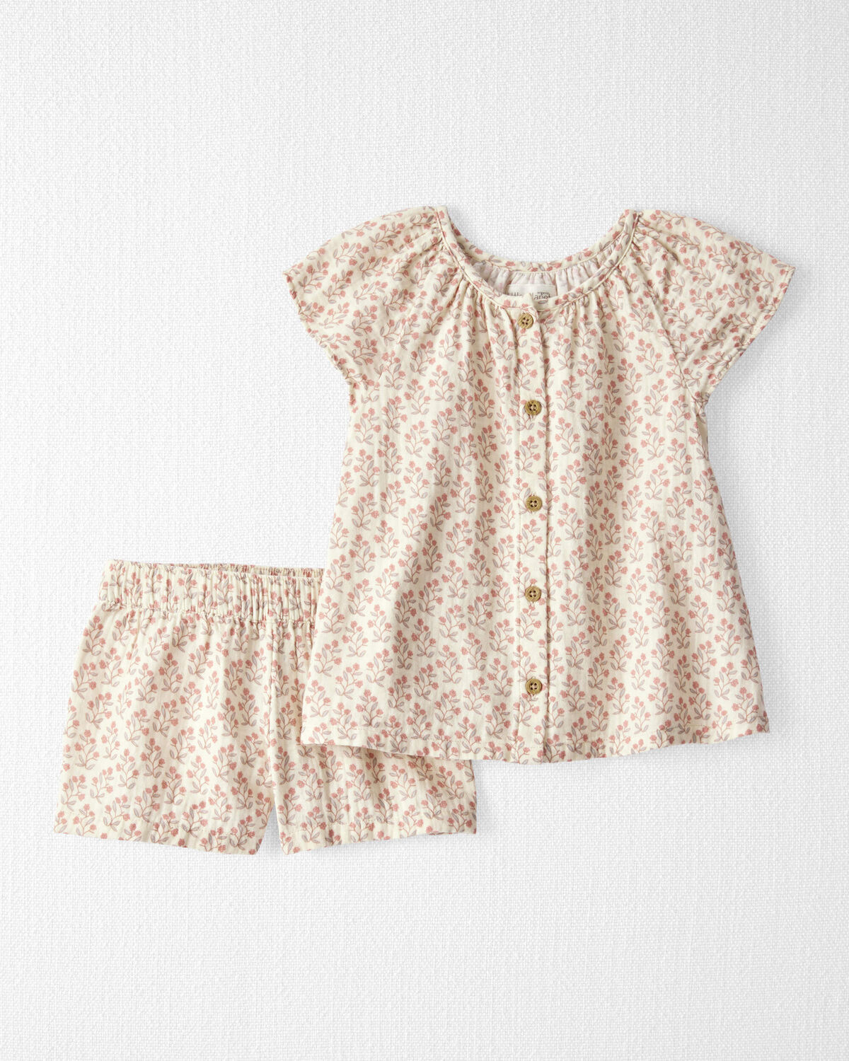 Toddler 2-Piece Organic Cotton Flutter Sleeves Set | Carter's Inc
