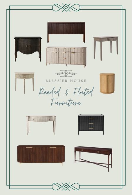 Reeded and fluted furniture finds for all budgets 

Williams Sonoma | Target | France and Son | Wayfair | Arhaus | Overstock | Anthropologie | CB2 | Console Table | Buffet | Sideboard | Credenza | Accent Chest | Dresser | Nightstand | End Table | Modern Traditional Furniture 

#LTKstyletip #LTKhome