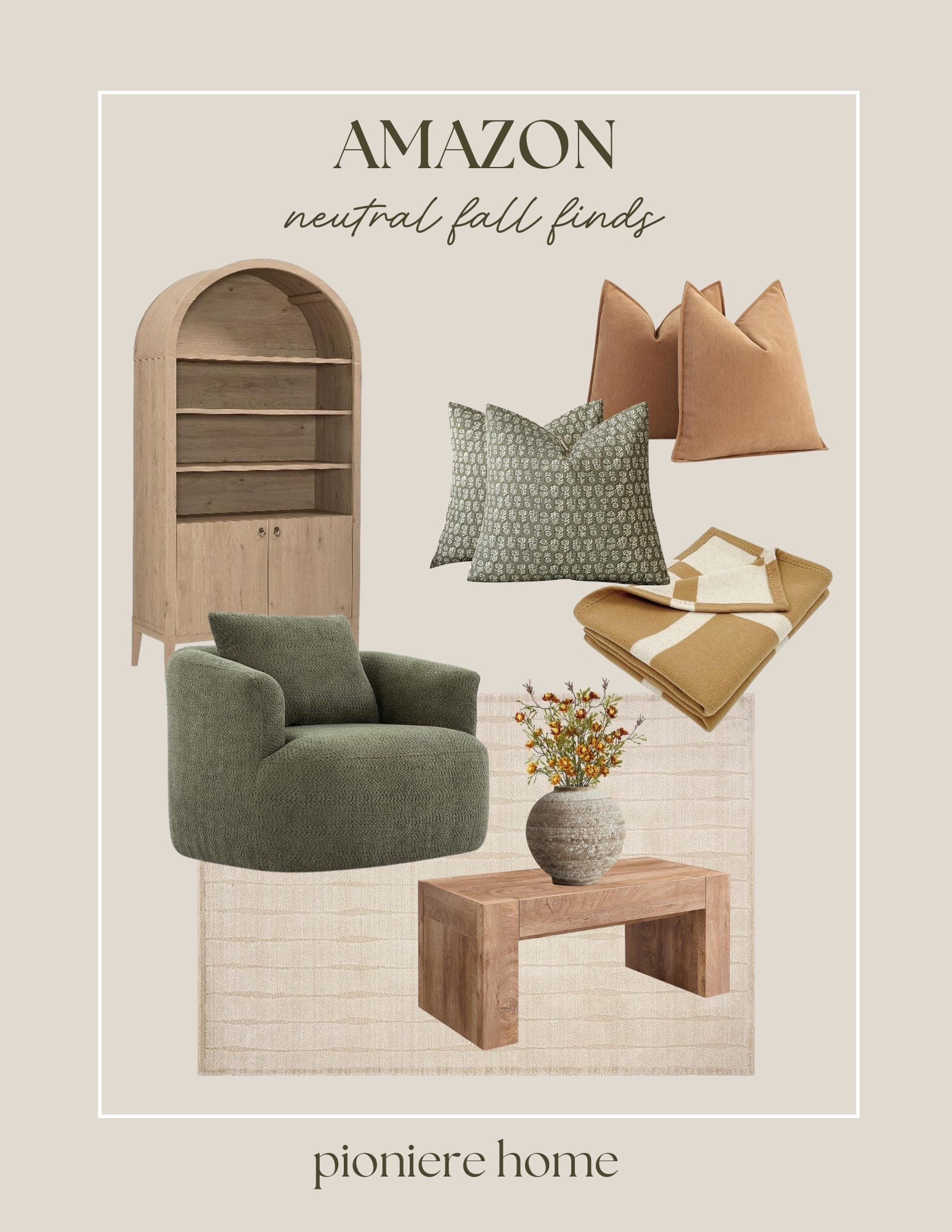 Amazon neutral fall finds. Chris loves Julia x loloi rug, neutral home decor and furniture, fall throw pillows, fall faux stems, affordable home finds  

#LTKSeasonal #LTKHome #LTKFindsUnder50