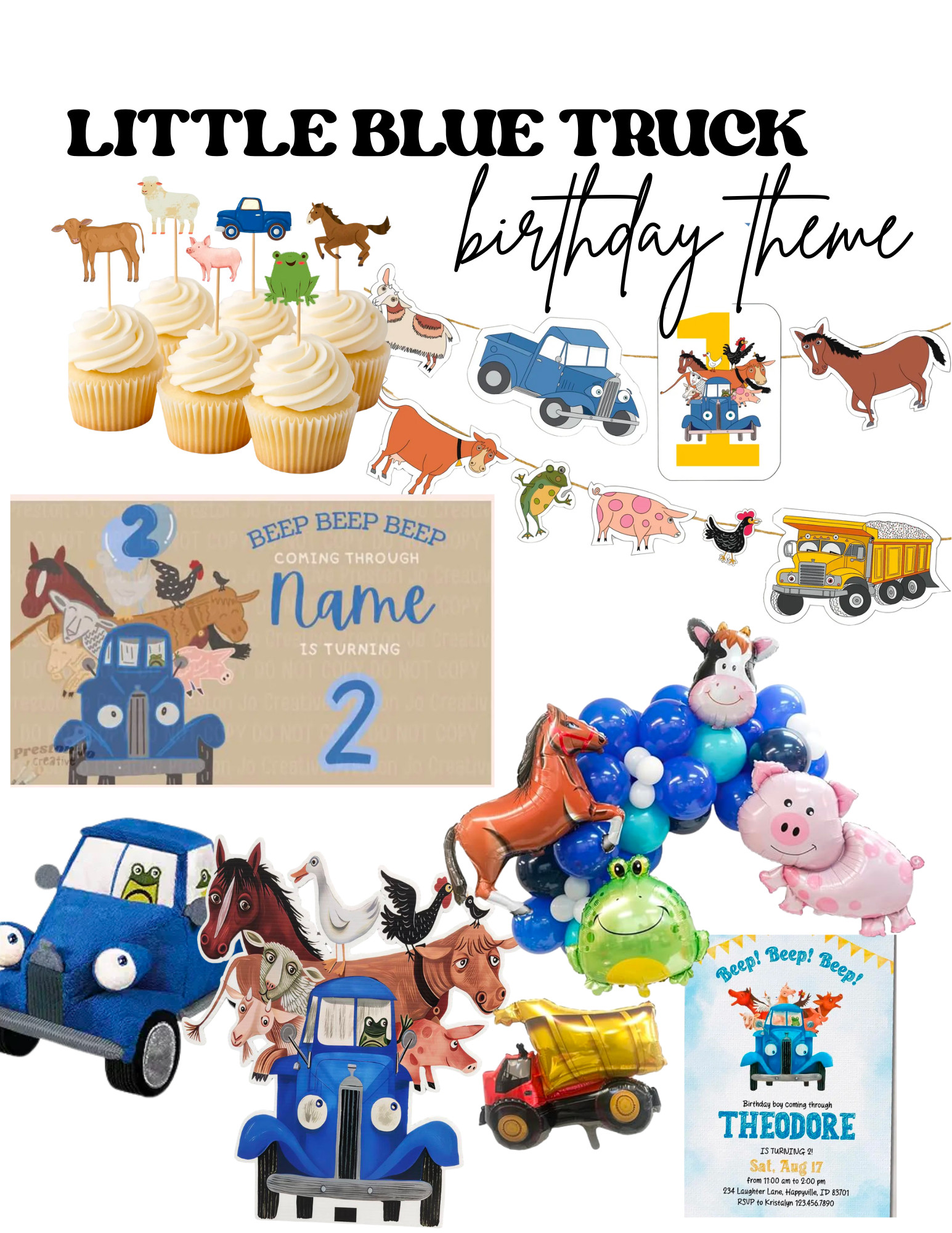 Little Blue Truck Birthday Party  

 #LTKBaby #LTKKids