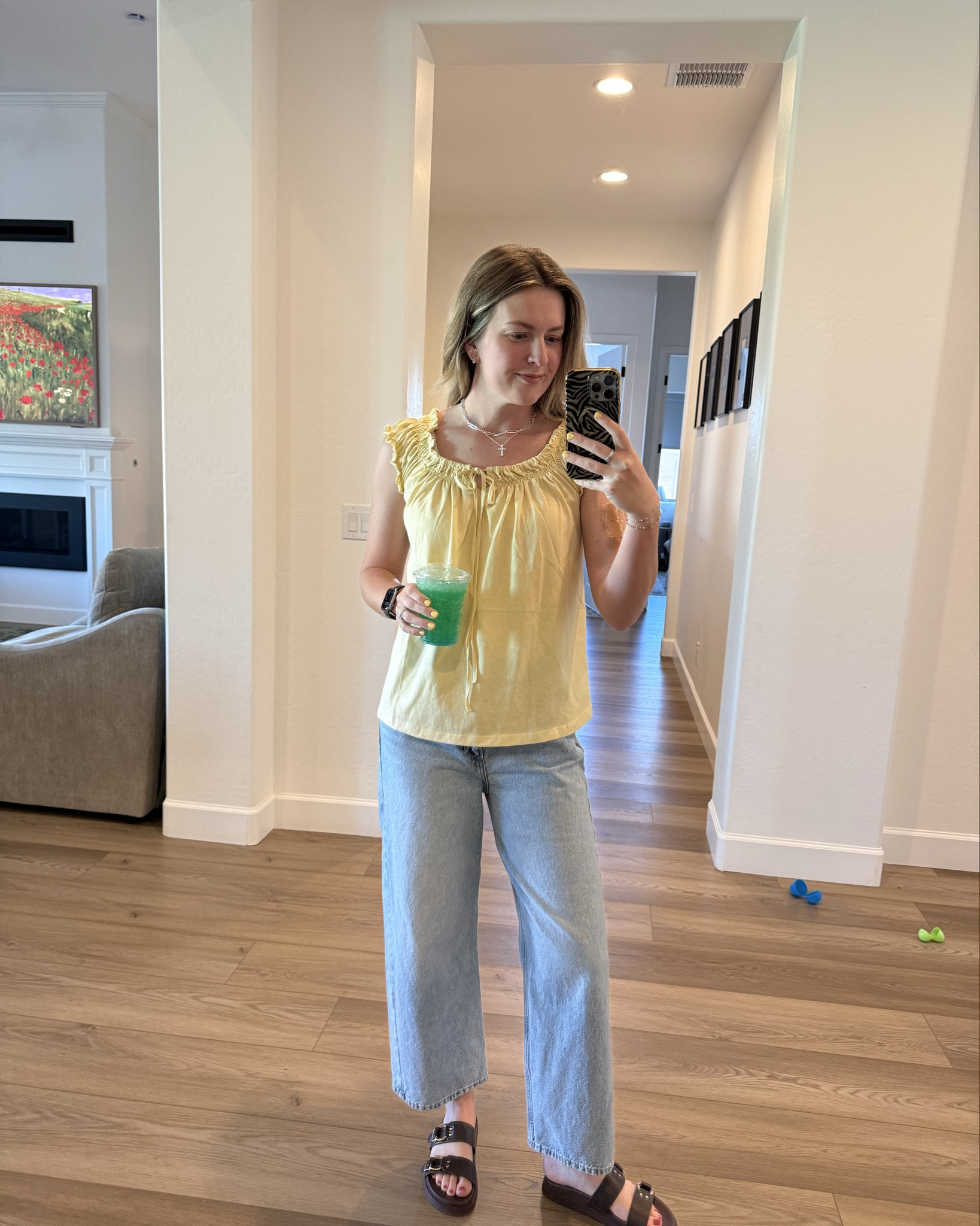 Did I need a new yellow top? Noooo- but this one is so cute. The detail and fit is perfect for summer! Comes in so many colors too! 

#LTKootd #LTKgrwm #LTKmomlife