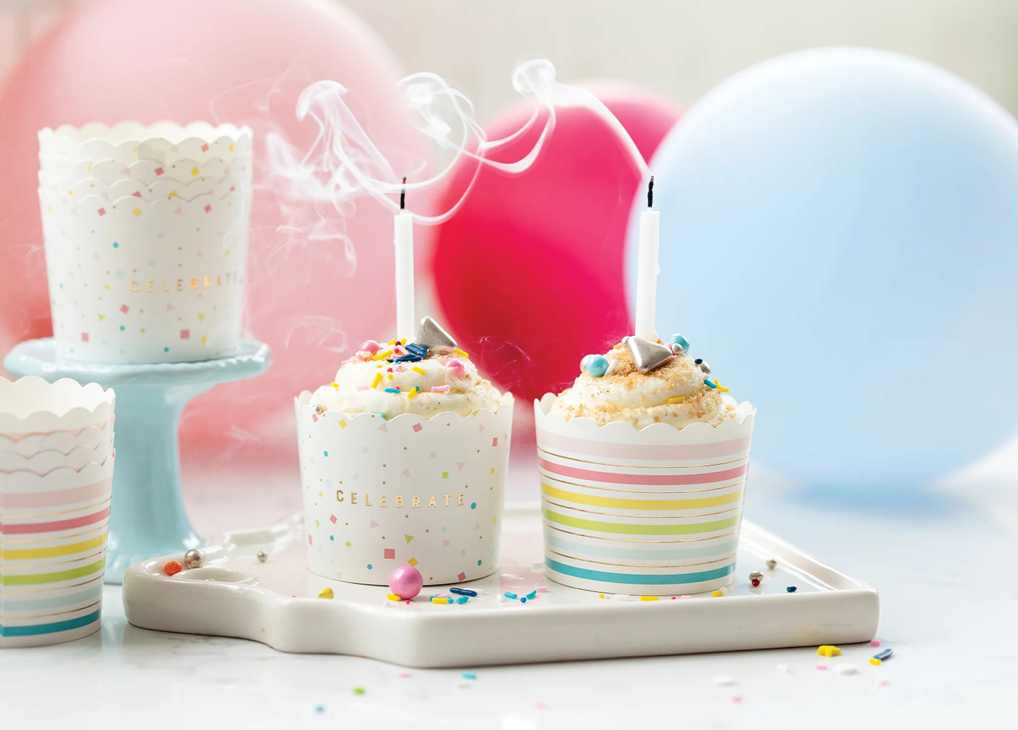 Gold Foil Birthday Celebrations 5 oz Food Cups (50 pcs) | My Mind's Eye