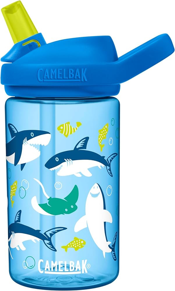 CamelBak eddy+ 14oz Kids Water Bottle with Tritan Renew – Straw Top, Leak-Proof When Closed | Amazon (US)