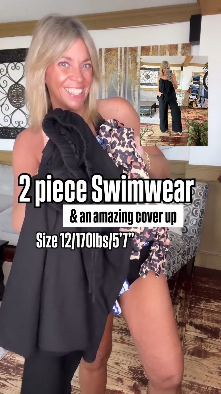 Sharing a great 2 piece set that can double as an out and about look 👀 plus 3 fabulous two piece swim suits great for summer beach 🏖️ and pool days! 

#LTKOver40 #LTKMidsize #LTKSaleAlert