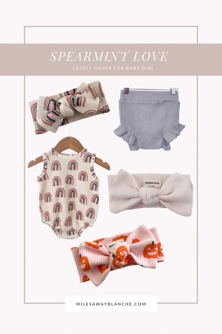 Spearmint Love recent order for baby girl! Some are on sale + 10% 💗💗💗 

#LTKunder50 #LTKsalealert #LTKbaby