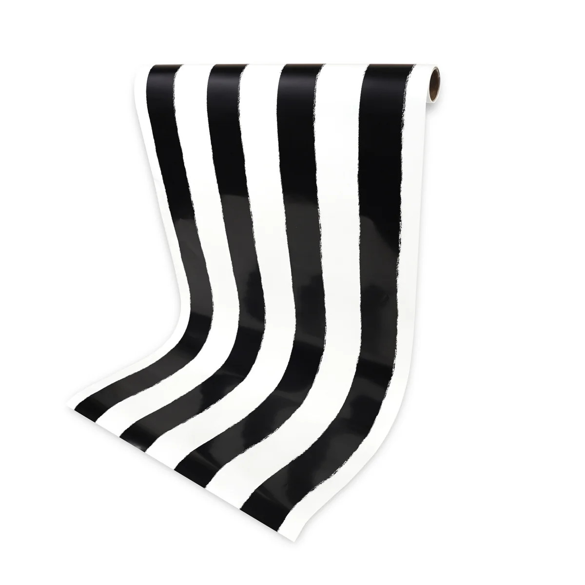Vintage Black & White Stripe Paper Table Runner | Get Gatherings