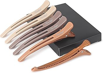 Sndyi 6pcs Neutral Hair Clips - Hair Clips for Styling Sectioning, Non Slip Duck Billed Hair Clip... | Amazon (US)