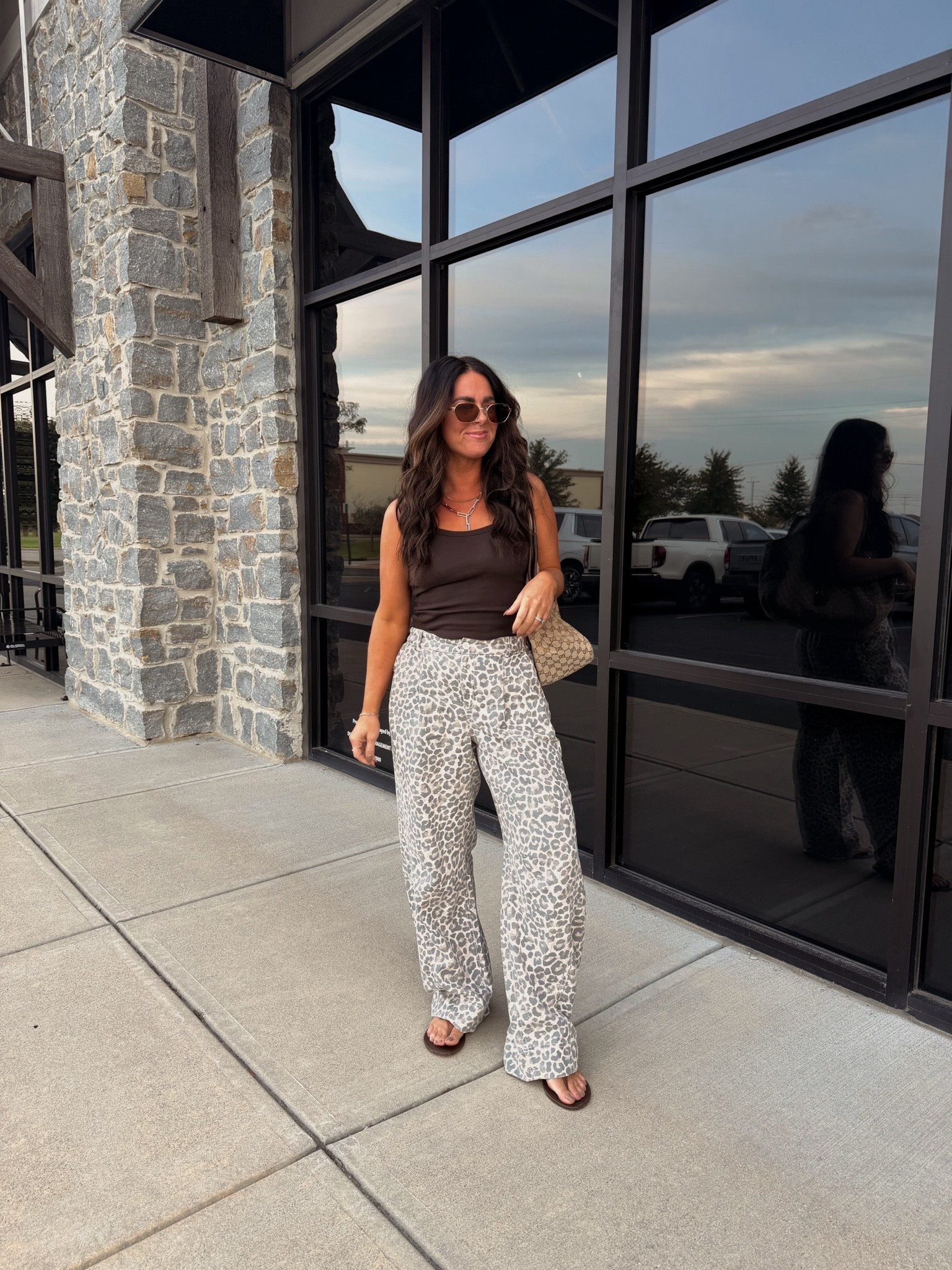 A leopard moment with these wide leg pants 🤎

#LTKootd #LTKgrwm #LTKSeasonal