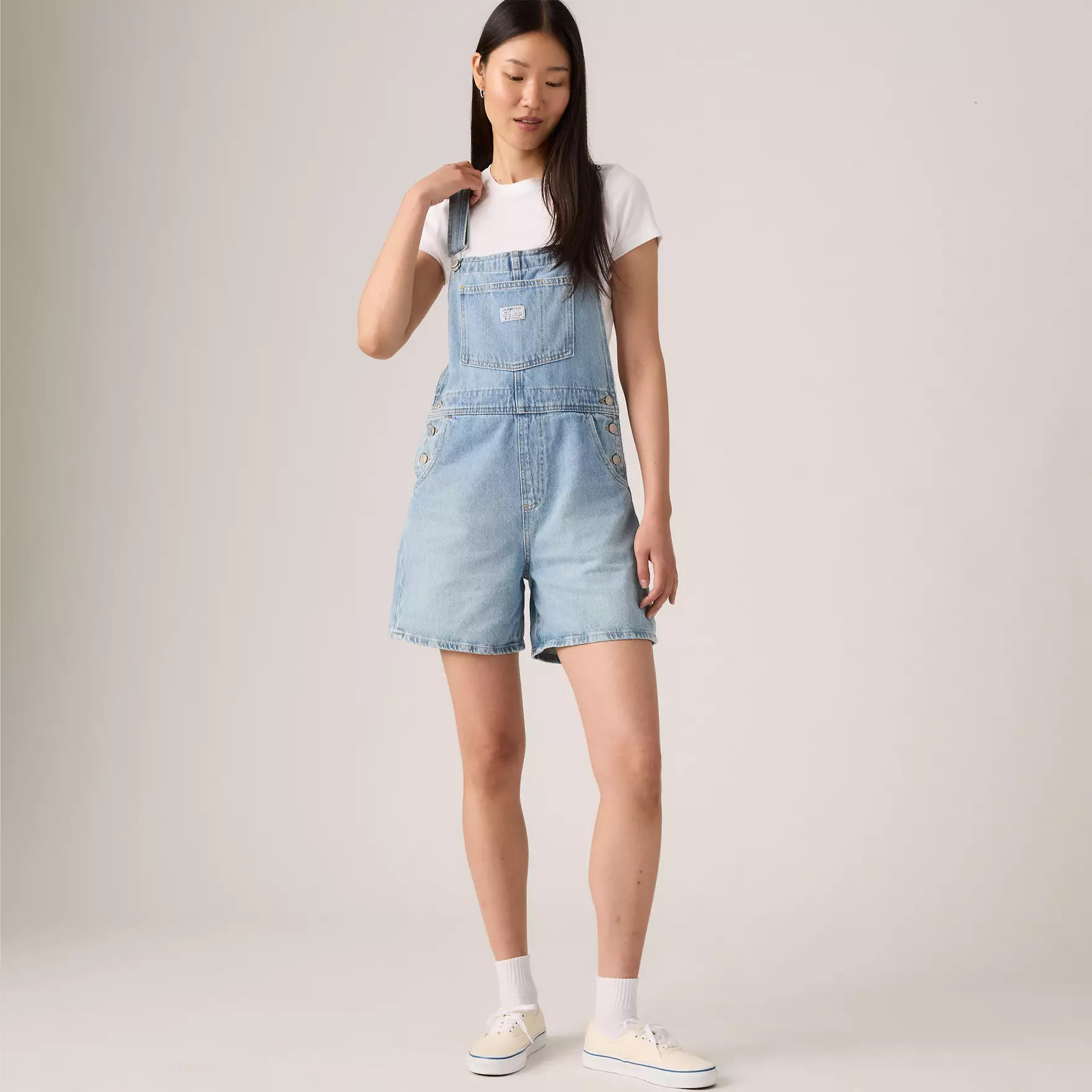Vintage Women's Shortalls - Light Wash | Levi's® US | Levi's US