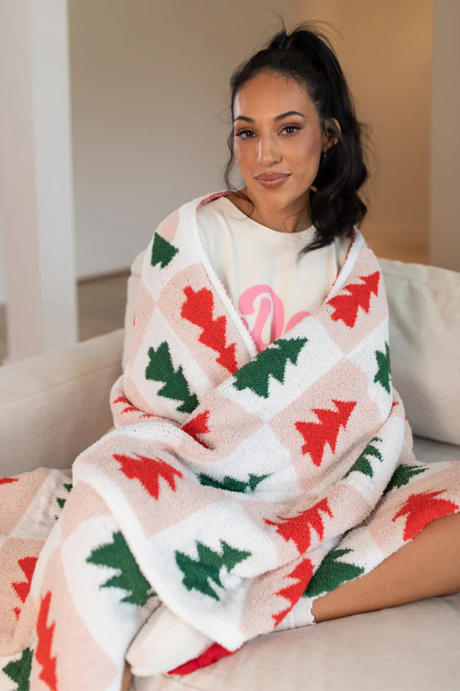 Make Me Believe In Rockin' Around Blanket | Pink Lily