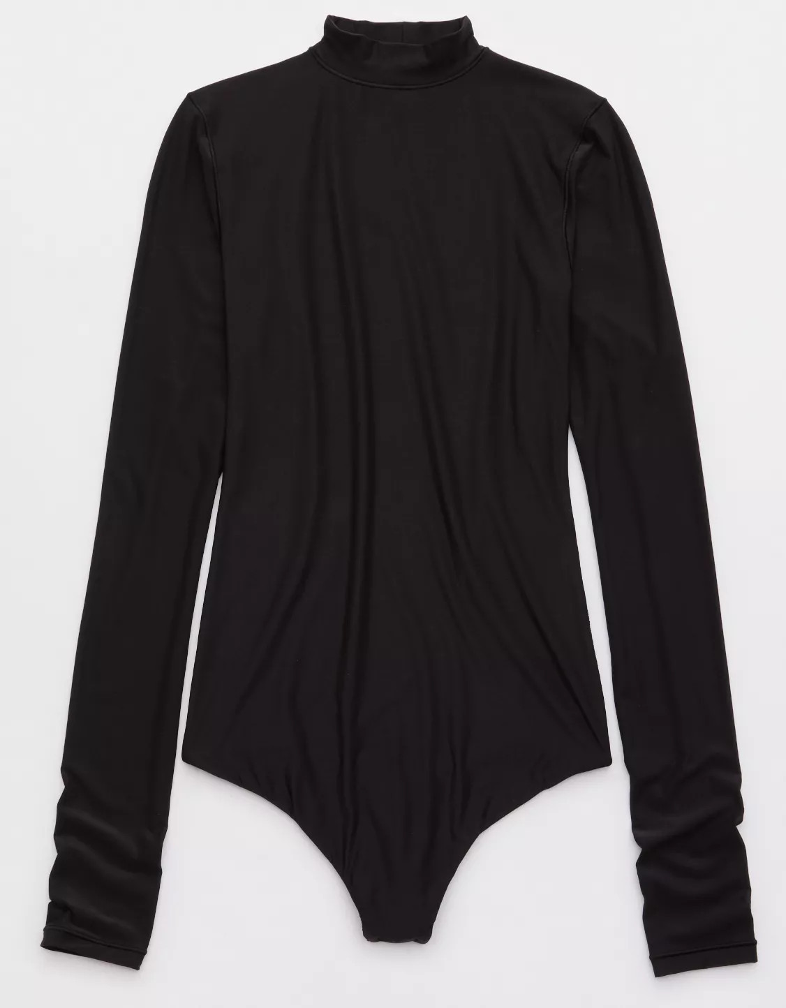 SMOOTHEZ Long Sleeve Mock Neck Bodysuit | Aerie