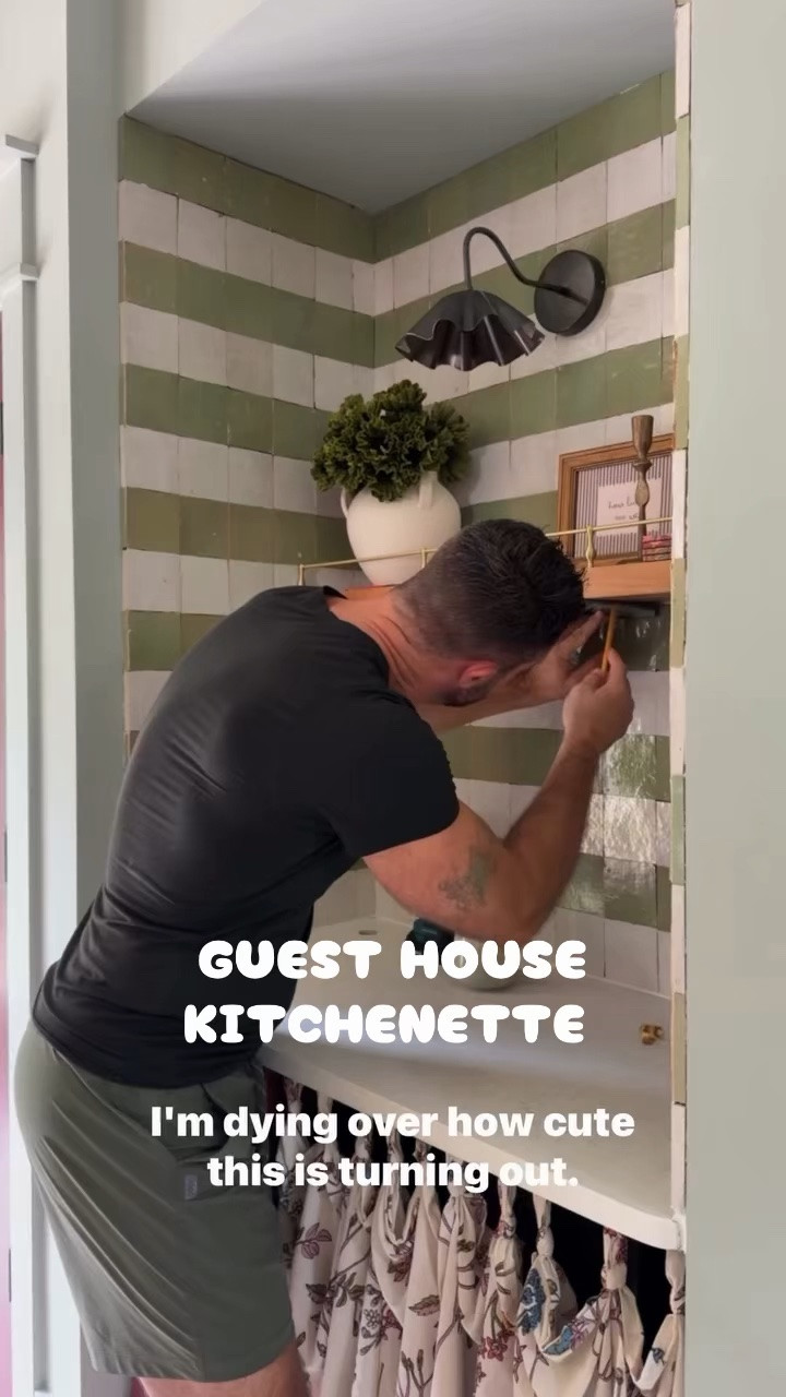 Guest House Kitchenette 💚

#LTKHome #LTKdayinmylife #LTKgrwm
