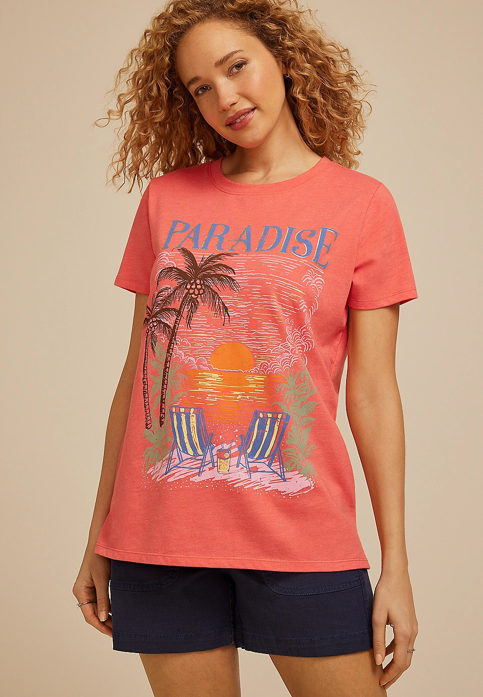 Paradise Classic Fit Graphic Tee | Maurices