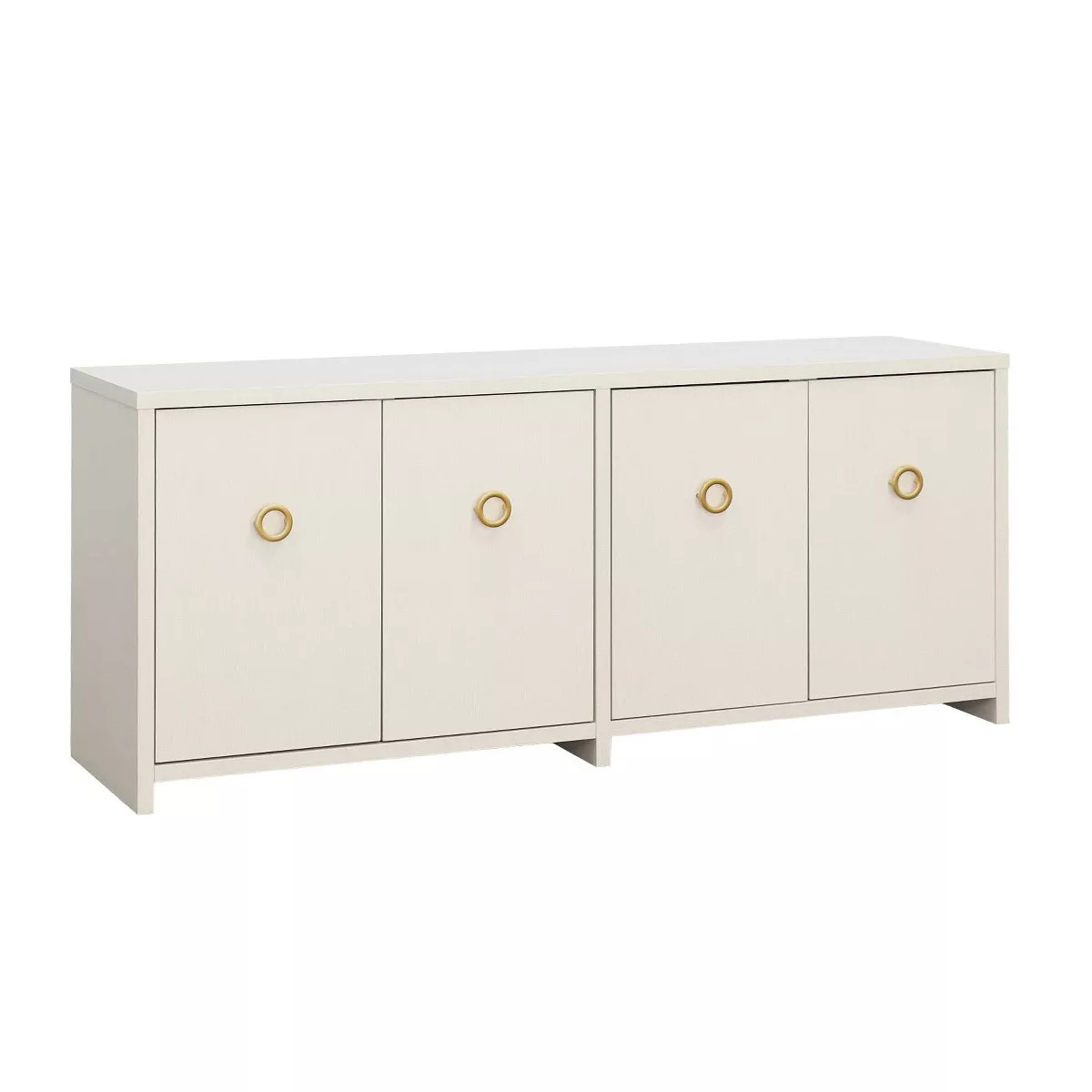 Sauder Grand Coast TV Credenza for TVs up to 65" Dove Linen | Target