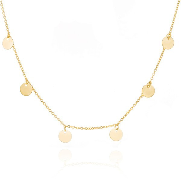 Bella Disc Choker Necklace | SOPHIYA