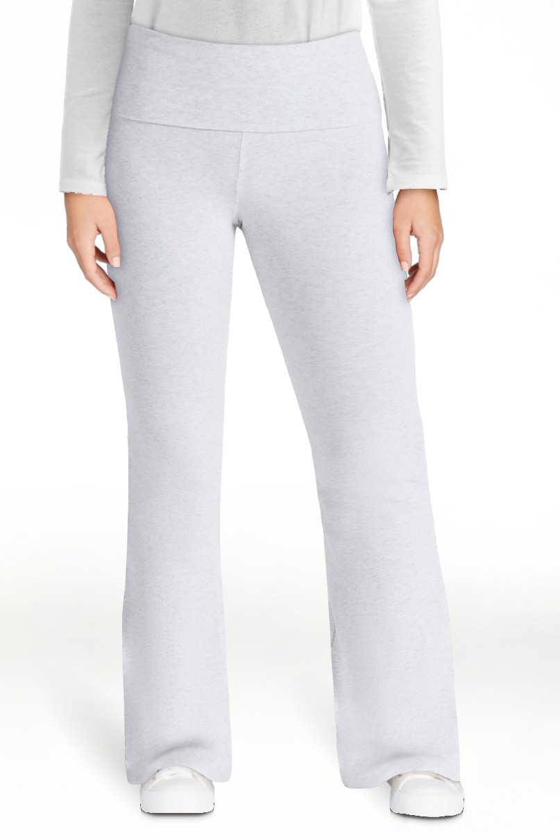 No Boundaries Flare Pants with Foldover Waistband, 32'' Inseam, Women's XS-XXL | Walmart (US)