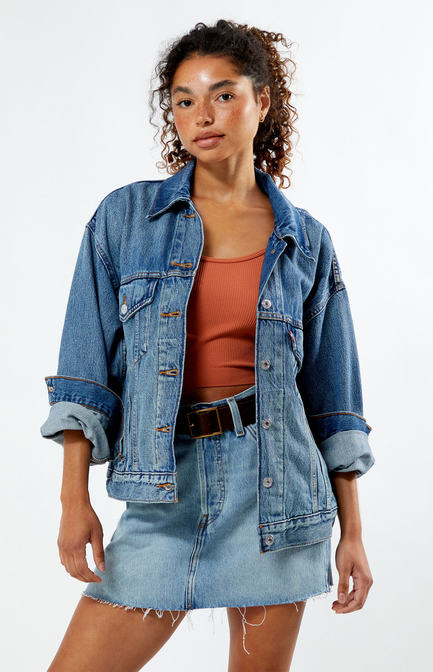 Levi's Women's Medium Indigo '90s Denim Trucker Jacket - Size XS | PacSun