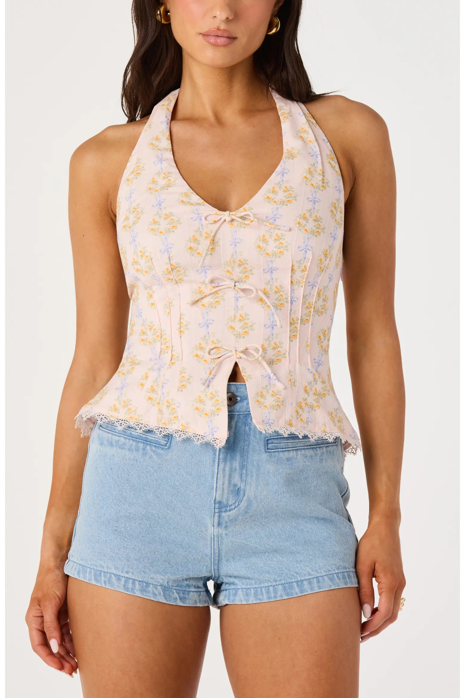 Julia Floral Halter Top (Women) | Nordstrom | Nordstrom