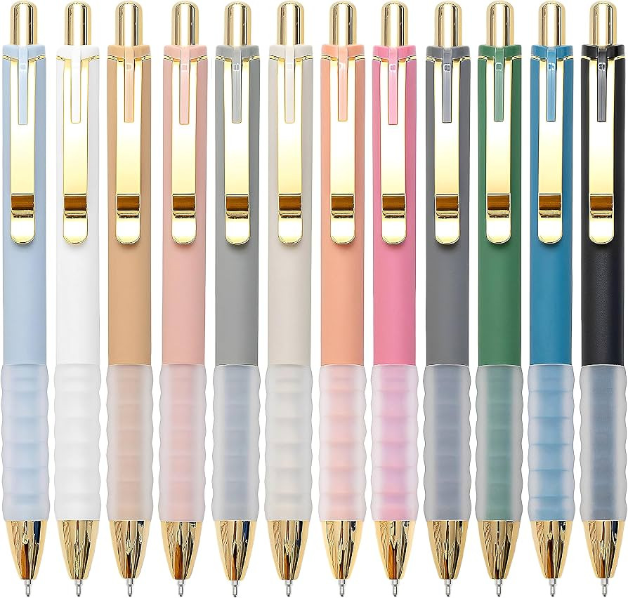 Linbsunne Ballpoint Pens Black Medium Point 1mm Pen with Super Soft Grip Ball Point Pen for Men W... | Amazon (US)