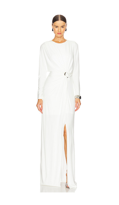 Simkhai vestido manga larga maisie en color ivory talla 0 | Revolve Clothing (Global)