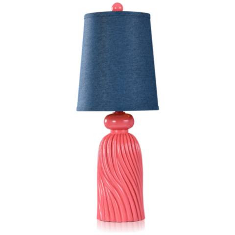 Dann Foley - Table Lamp - Coral Pink - #269C2 | Lamps Plus | Lamps Plus