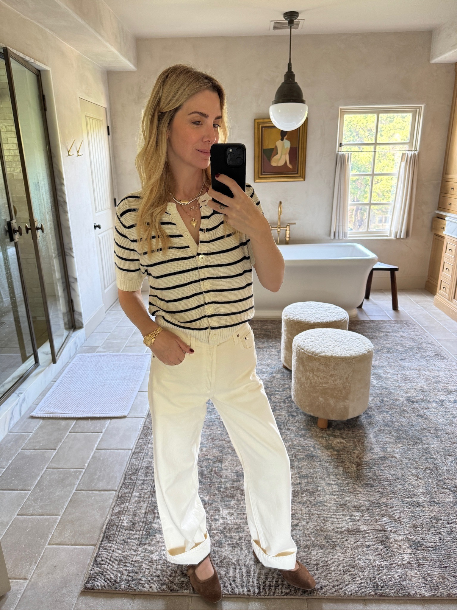 New fave jeans... 

 #LTKStyleTip #LTKWorkwear #LTKShoeCrush